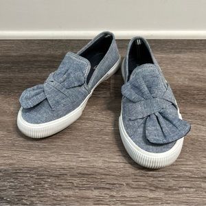 Nautica Denim Bow Slip Ons